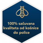 Certifikat - 100% sačuvana kvaliteta od košnice do police