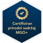 Certificiran prirodni sadržaj MGO+