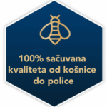 100% sačuvana kvaliteta od košnice do police
